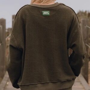 Daily Drills Unisex Oversized Crew - Teddy